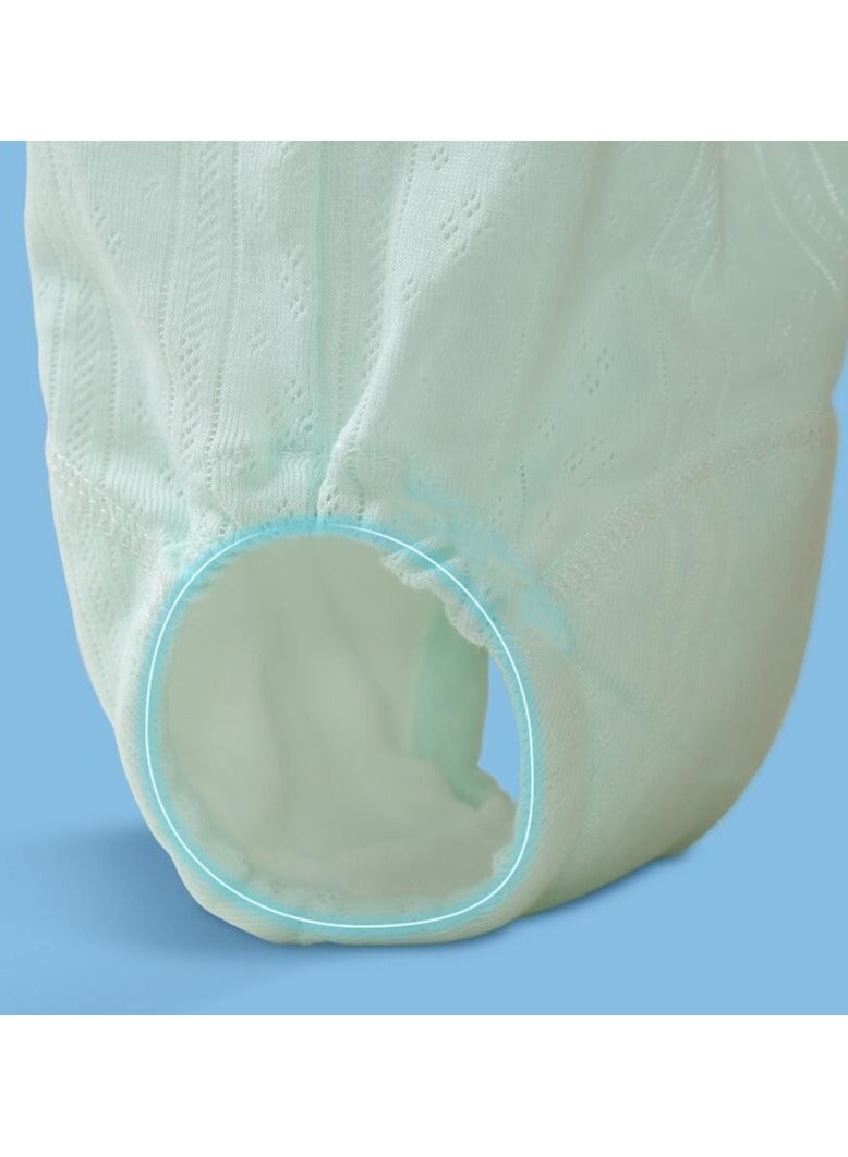 DUNISO 3 Pcs 4 Layer Breathable Cotton Training Pants Training Underwear Pants Size L Suitable For 8-13 Kg Baby Girls Boys - Image 2