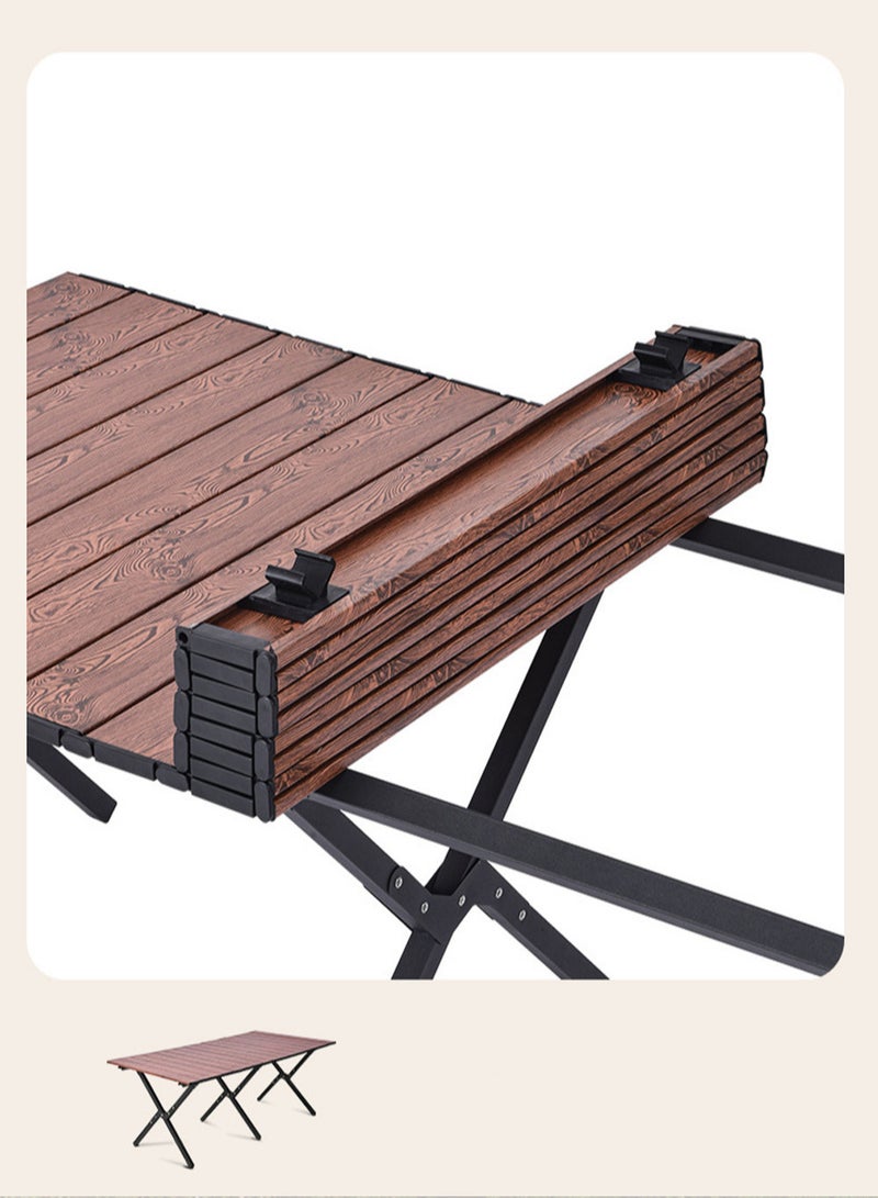 MissTiara Portable Outdoor Simple Folding Table with Storage Bag for Camping Hiking and Party - Image 3