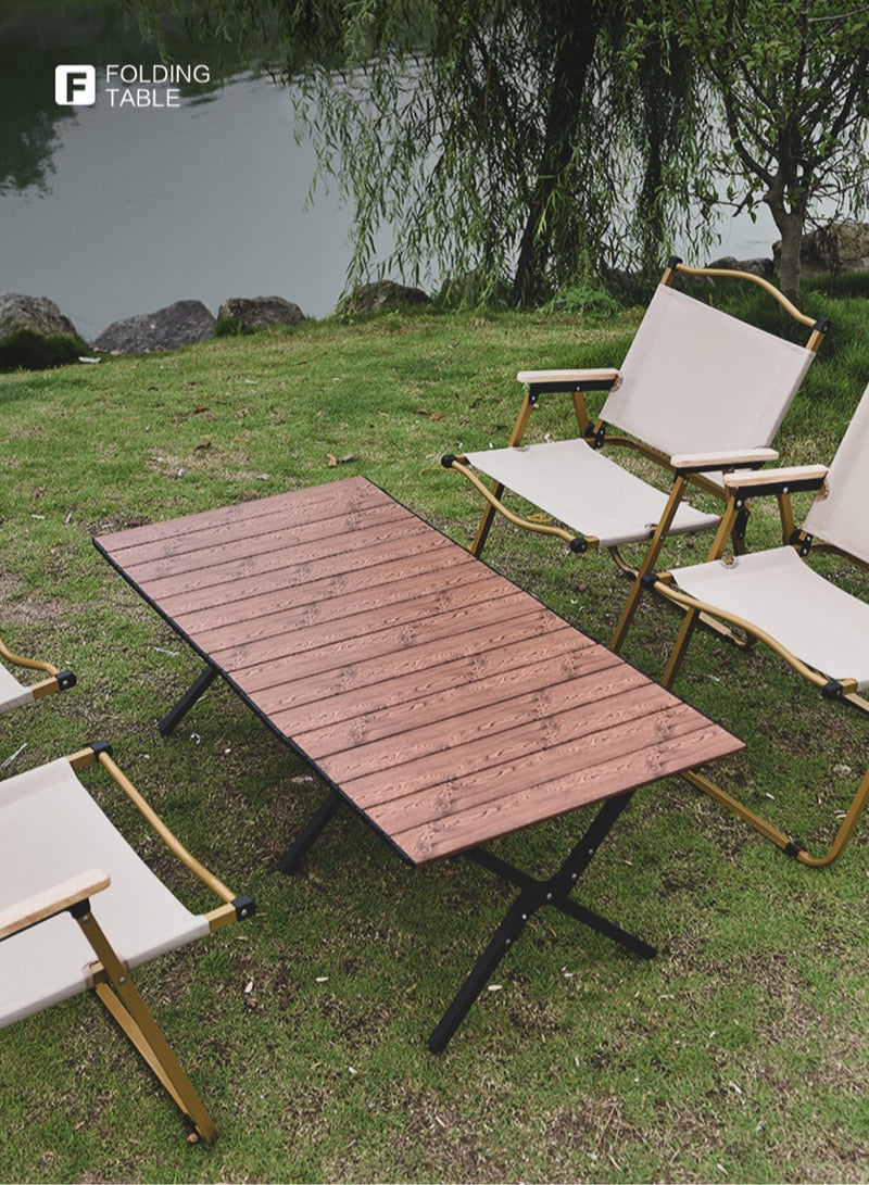 MissTiara Portable Outdoor Simple Folding Table with Storage Bag for Camping Hiking and Party - Image 5