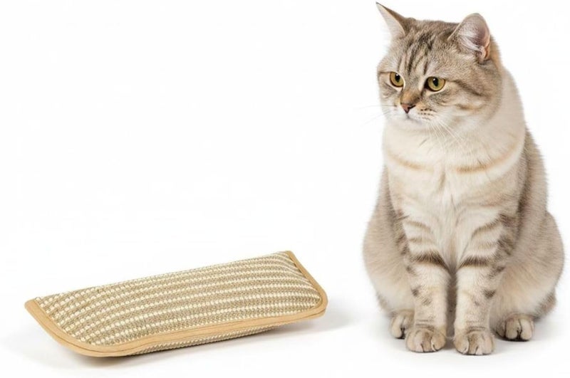 2 Pack Catnip Pillow for Cats, Jute Hemp 13.4 in / 34 Cm Cat Chew Toy, Interactive Teething Play, Bite and Wear-Resistant, Supports Dental Cleanliness, Relieves Stress and Anxiety - Image 2