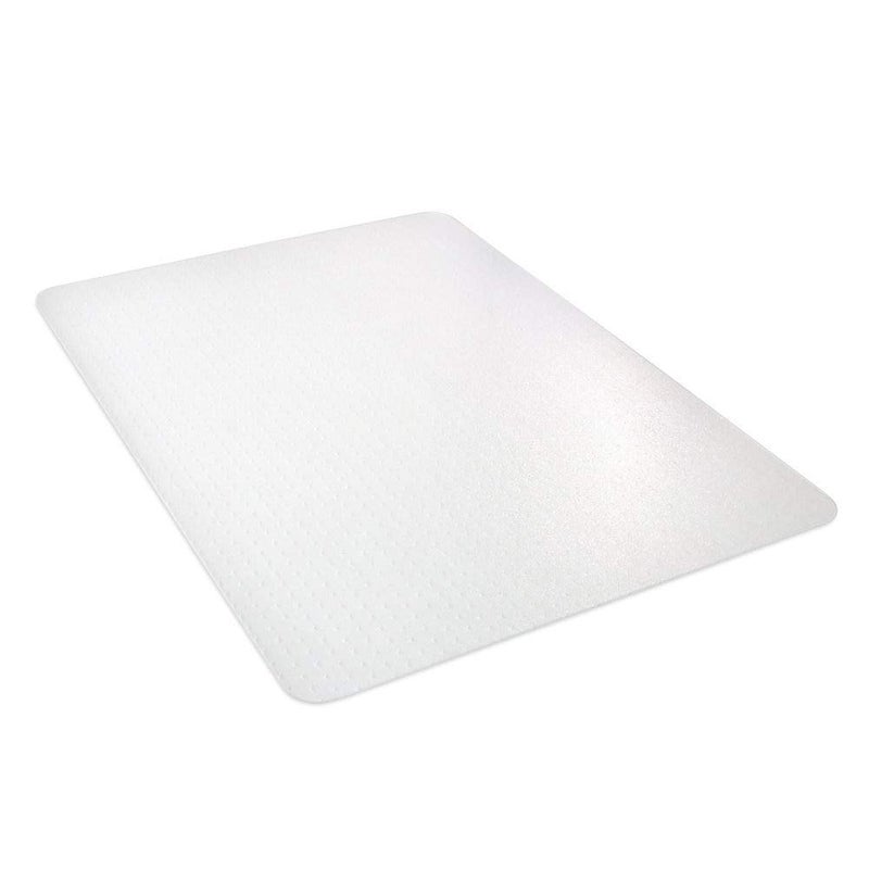 Deflecto Polycarbonate EconoMat Clear Chair Mat All Carpet Types Use Rectangle Straight Edge 36 x 48 Clear