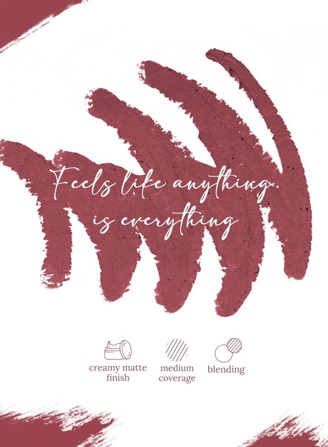 كيمياء اللون قلم الشفاه والخدود من كولور كيميستري باللون قرفة - 2.49 جرام، نباتي، غير لامع، غير جاف، أحمر شفاه غني بالألوان وطويل الثبات، قلم متعدد الاستخدامات للشفاه والخدود. - Image 4