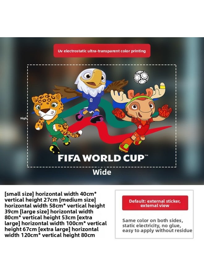 ديكورات وأجواء مستوحاة من كأس العالم 2026 - المواصفات: نقش كبير: S18-12080 - Image 1