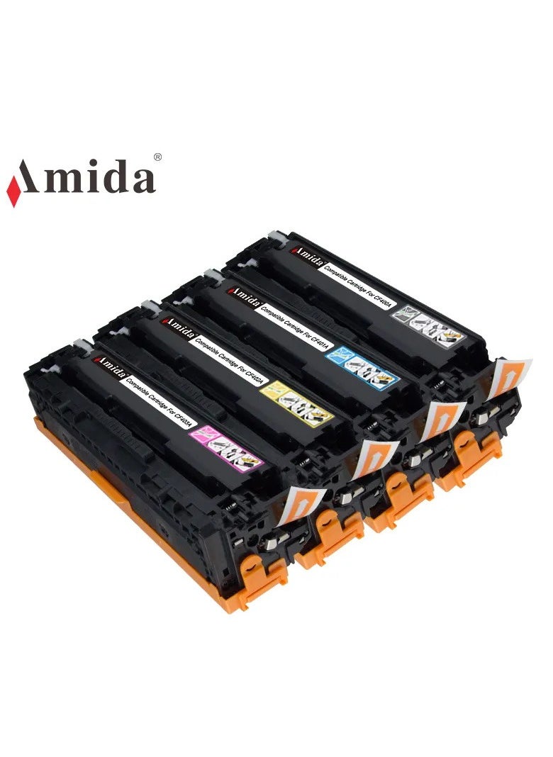 AMIDA - AMIDA Toner Cartridge Compatible  Replacement for HP 201ACF400A for HP Color Pro MFP M277dw M252dw M277c6 M274n M252n Printer - Image 1