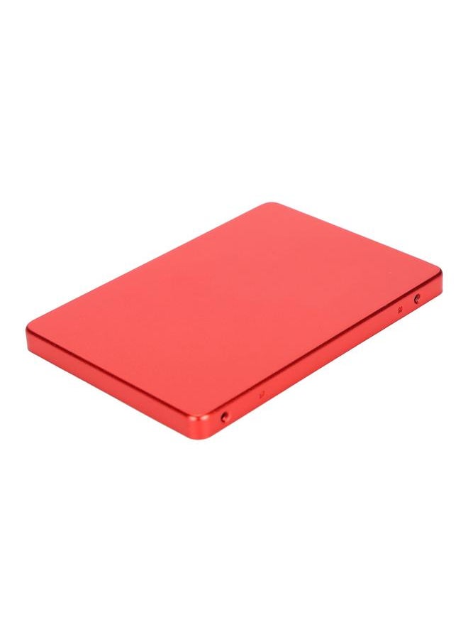 Thoraya High Speed SATA3 Hard Drive 2.5 Inch Metal New Ace Hard Drive SSD Solid State Drive for Desktop and Laptop Red 120GB  - Image 2