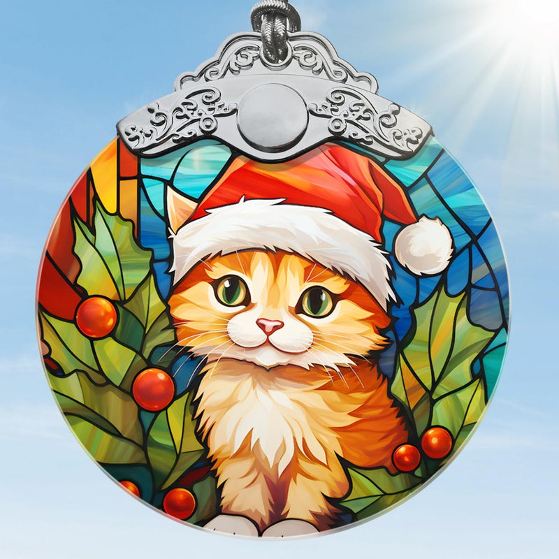 Jocidea Cat Christmas Ornaments  Jocidea Cat Christmas Decorations  Cat Christmas Tree Ornaments  Cat Gifts for Christmas  Merry Christmas - Image 1