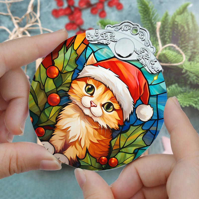 Jocidea Cat Christmas Ornaments  Jocidea Cat Christmas Decorations  Cat Christmas Tree Ornaments  Cat Gifts for Christmas  Merry Christmas - Image 3