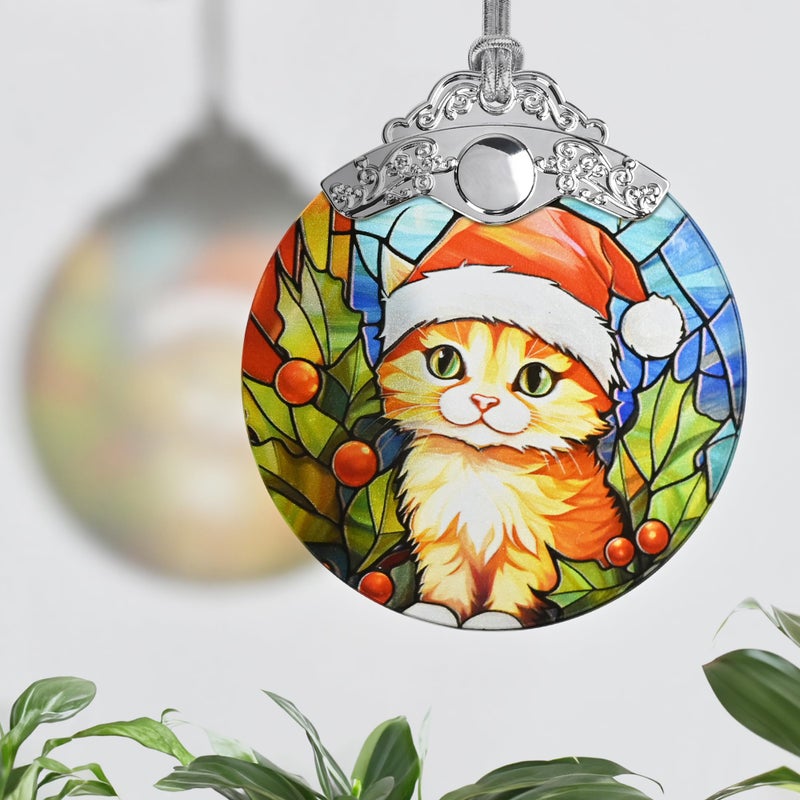 Jocidea Cat Christmas Ornaments  Jocidea Cat Christmas Decorations  Cat Christmas Tree Ornaments  Cat Gifts for Christmas  Merry Christmas - Image 4