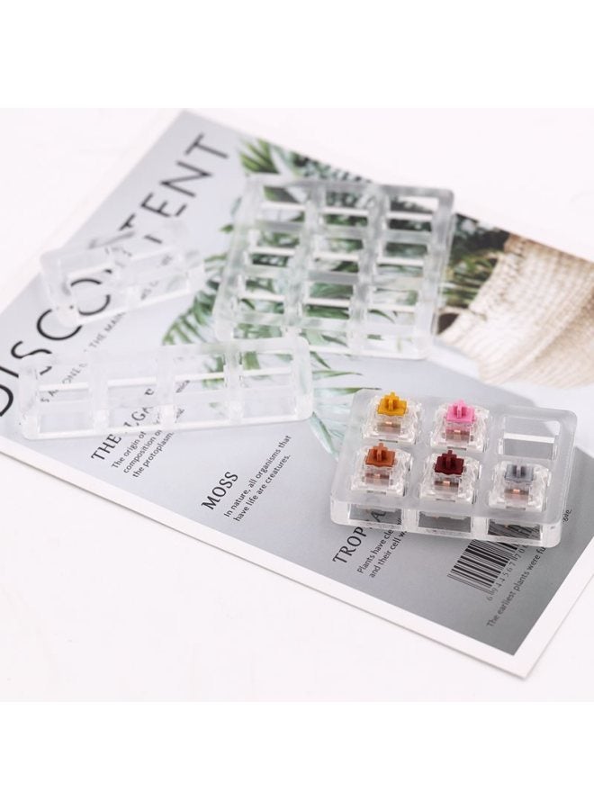 Acrylic Axis Tester Thickeneded Transparent Axis Frame Axis Body Experience Axis Shelf Mechanical Keyboard Customized Base 