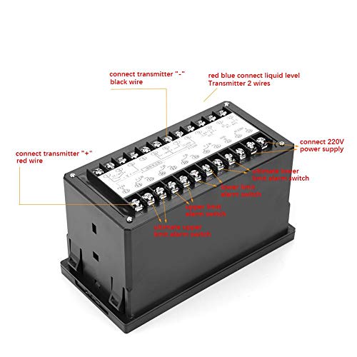 Walfront Level Meter Sensor Water Depth Level Display Meter Intelligent Pressure Controller Light Column Display 420MA Level Transmitter Liquid - Image 3