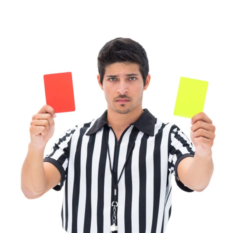 Toyvian Referee Cards: 10 Pcs PVC Soccer Referee Kit - Lightweight and Compact - Red Yellow Judge Cards for Sports Game Competition Soccer Volleyball Baseball (4.32X3.14X0.08in) - Image 3