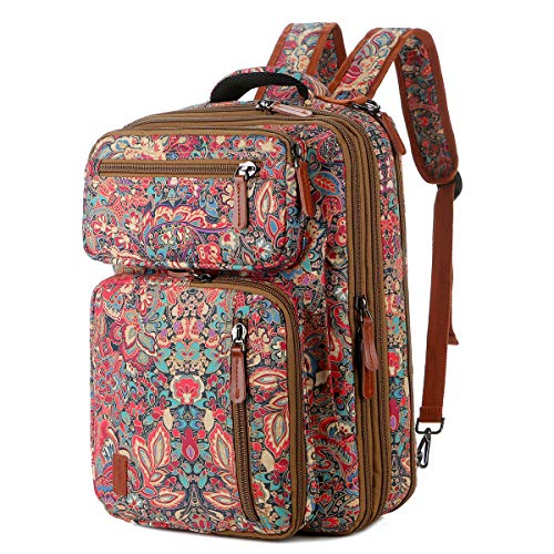 Baosha Convertible Backpack Briefcase 15.6 Inch Laptop Bag Case Outdoor Travel Backpack Hiking Rucksack for Women BC-04 (HS) - Image 1