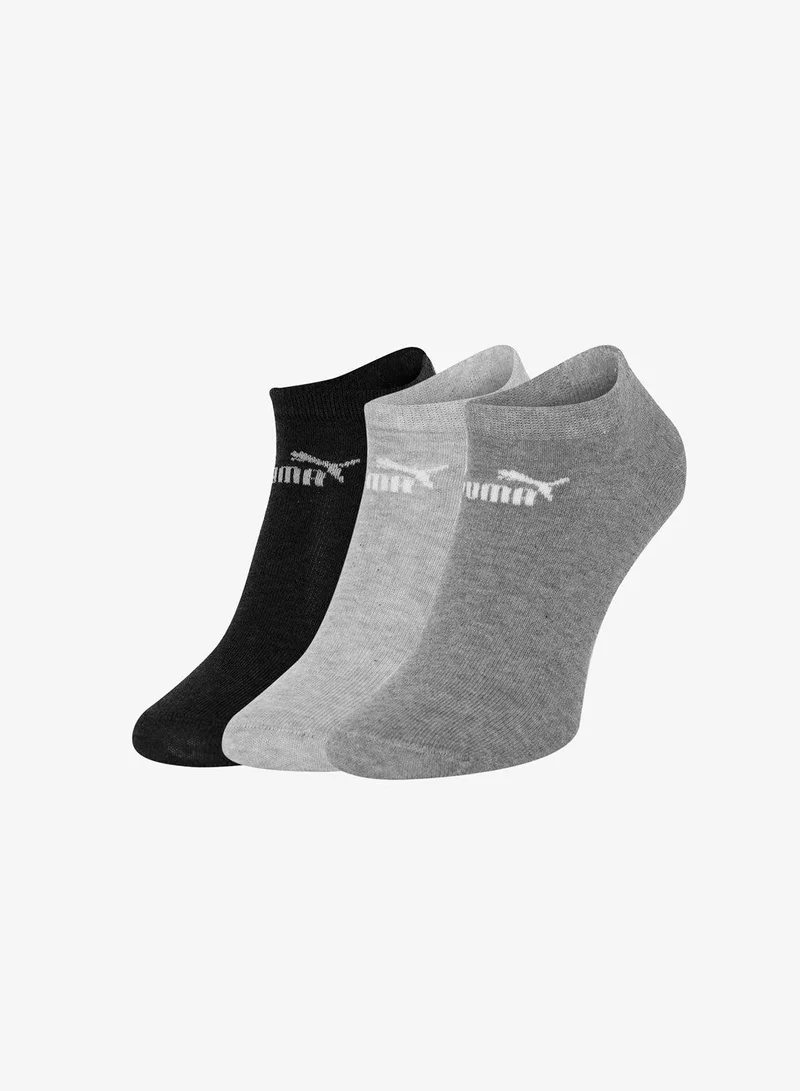 PUMA 3 Pack Plain Sneaker Socks