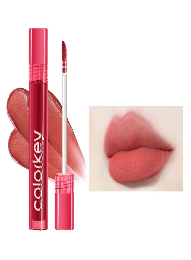 COLORKEY Airy Velvet Lip Tint, Matte Finishs, Longwear Rich Lip Colors, non-sticky, Creamy Soft Texture, Waterproof Lip Stain, Matte hydration, non-drying. Velvety finish (B620 Oolong Latte, 3g) - Image 1