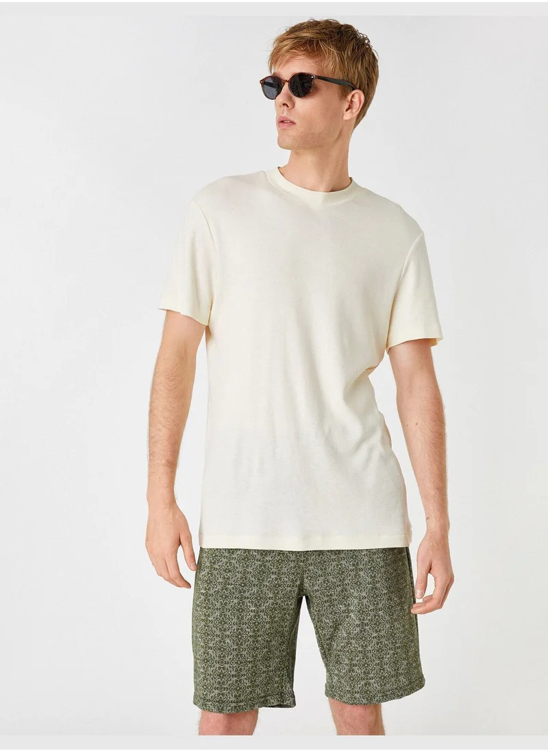 KOTON Basic Shorts Drawstring