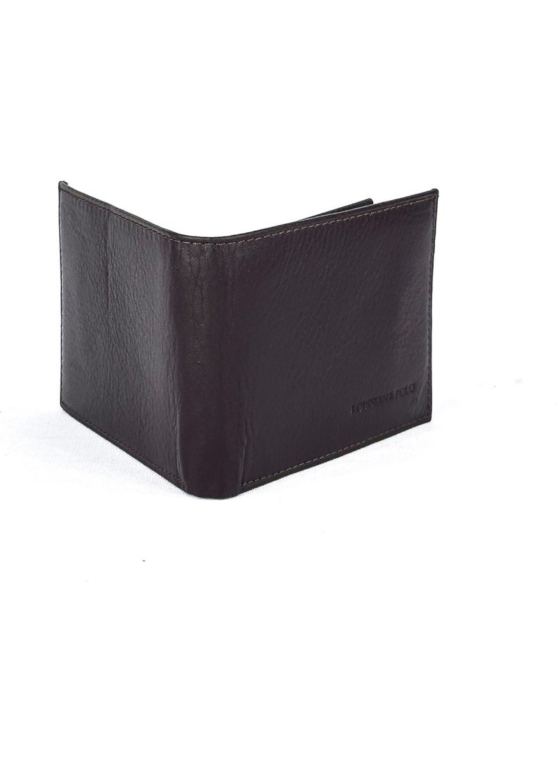 Louisiana Polo Leather Men's Wallet Brown 1734  - Image 4