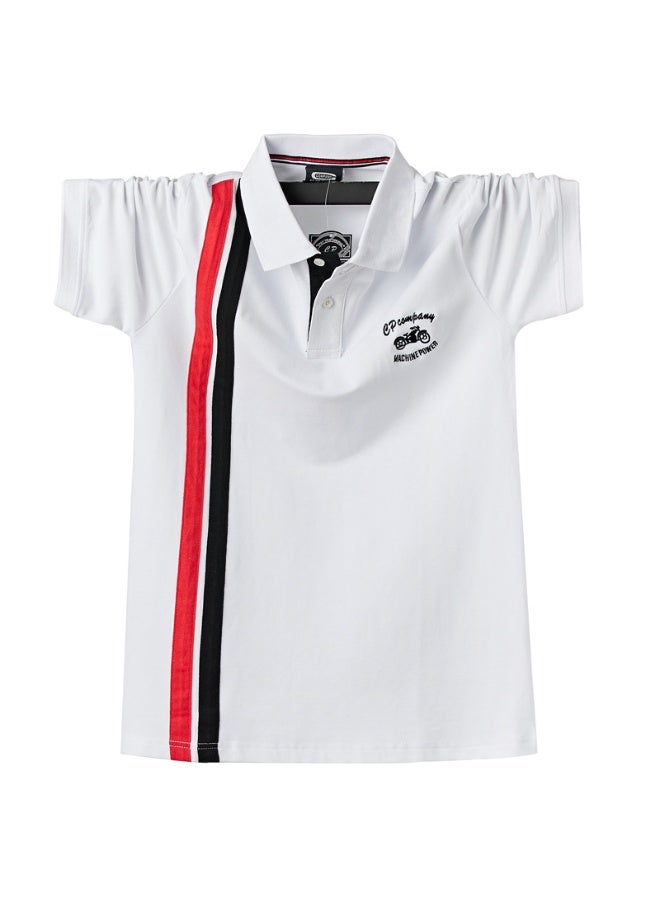 POLO Plus Size Men T-shirts Summer Loose Short Sleeve Tee Tops Cotton Tshirts Man Big Size T Shirts - Image 1