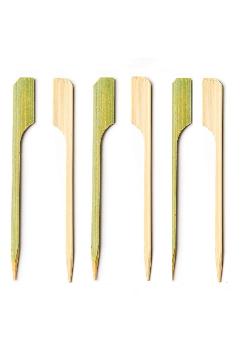 BarPros Mini Bamboo Paddle Skewers (9cm, 100 Pcs) - Image 1