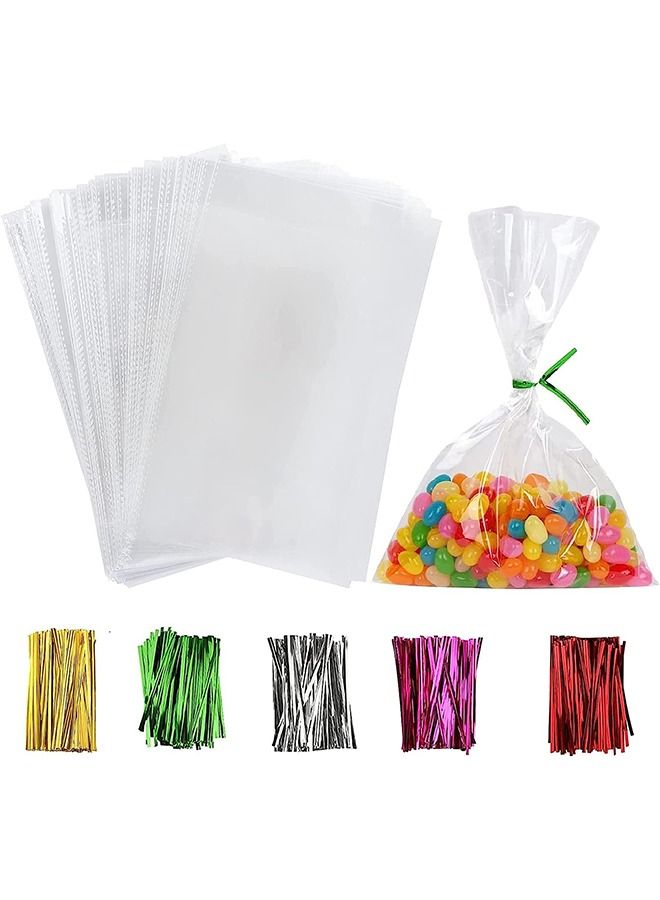 Generic Clear Cellophane Bags 100Pcs Gift Bag - Image 1