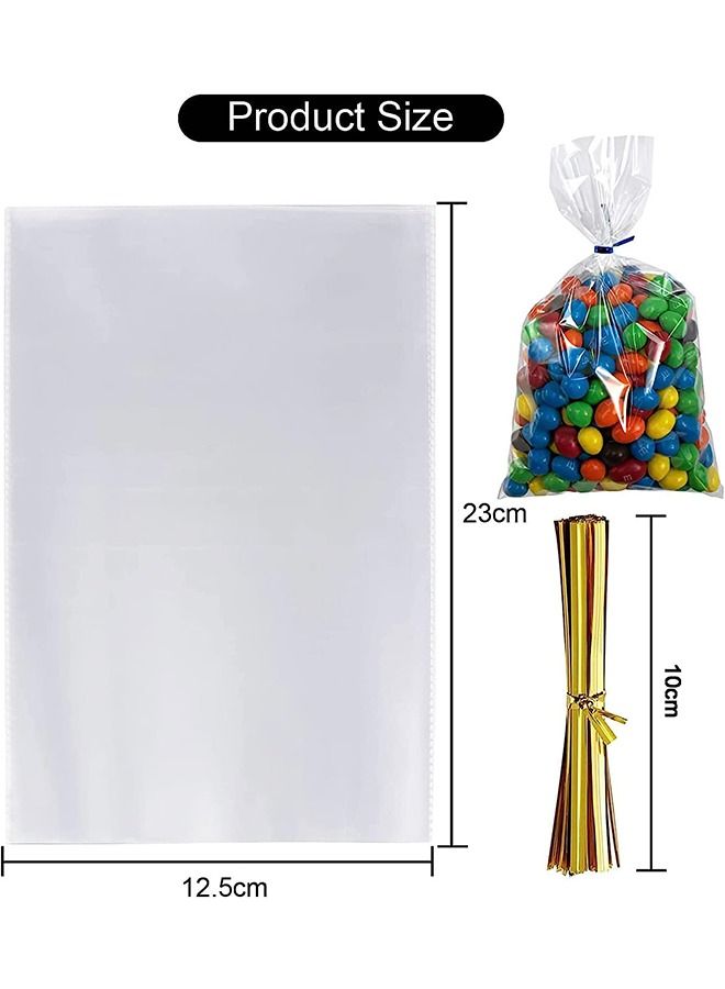 Generic Clear Cellophane Bags 100Pcs Gift Bag - Image 2