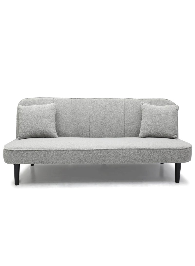 Multi Home Furniture Modern Design MH-107SB GREY  SOFA CUM BED OR 3 Seater Sofa FABRIC 3-Seater Sofa,Made of finiest fabric sofa cum bed is Foldable Futon Bed for Living Room - Image 1