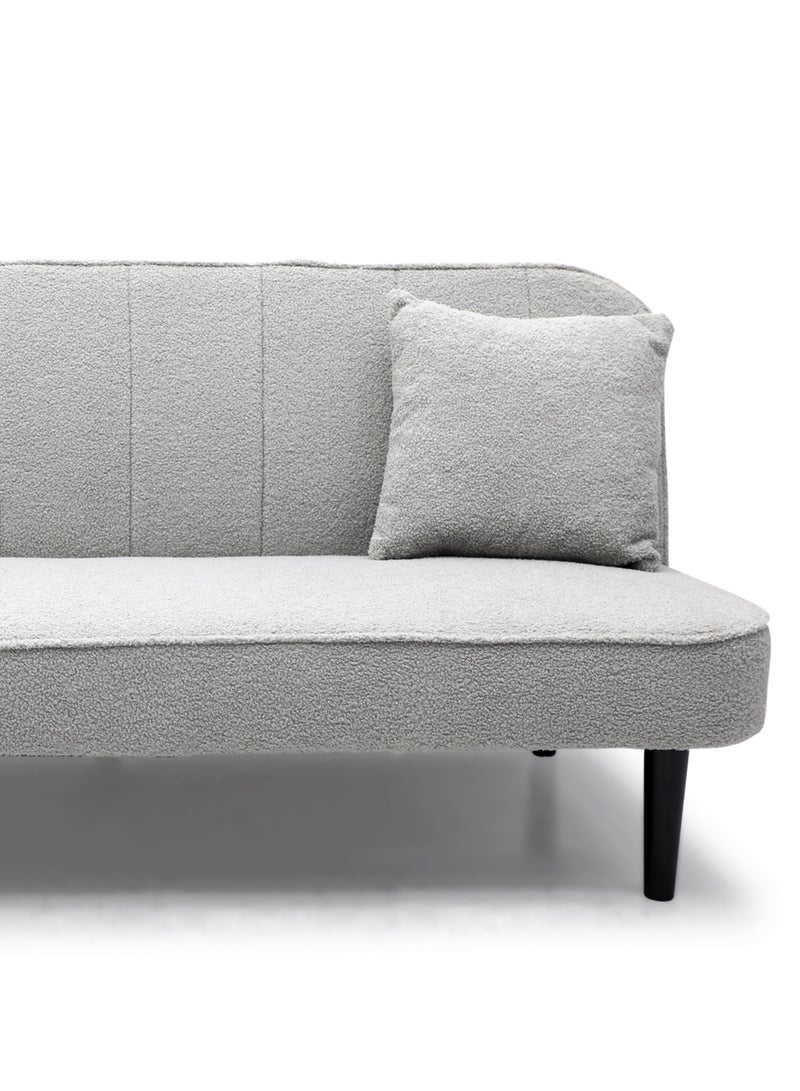 Multi Home Furniture Modern Design MH-107SB GREY  SOFA CUM BED OR 3 Seater Sofa FABRIC 3-Seater Sofa,Made of finiest fabric sofa cum bed is Foldable Futon Bed for Living Room - Image 3