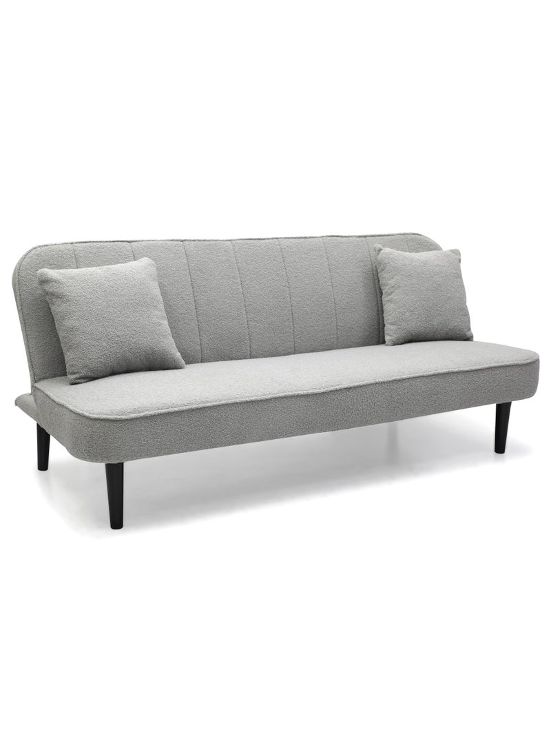 Multi Home Furniture Modern Design MH-107SB GREY  SOFA CUM BED OR 3 Seater Sofa FABRIC 3-Seater Sofa,Made of finiest fabric sofa cum bed is Foldable Futon Bed for Living Room - Image 2