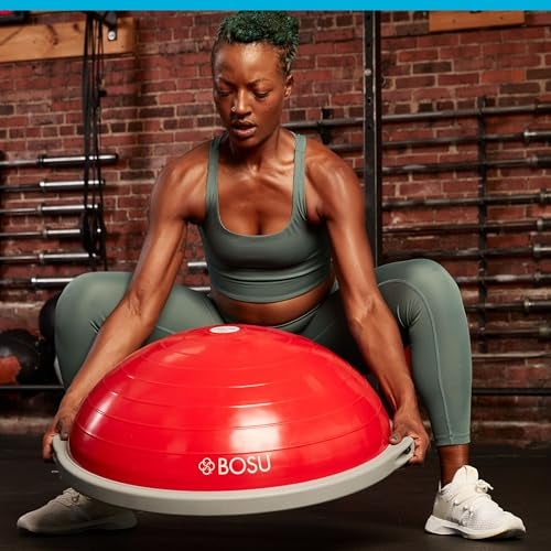 BOSU® Home Balance Trainer, 65cm "The Original" - Red/Gray - Image 4