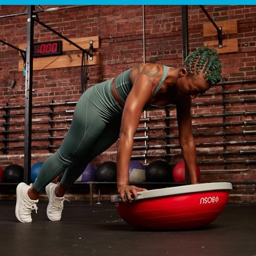 BOSU® Home Balance Trainer, 65cm "The Original" - Red/Gray - Image 3