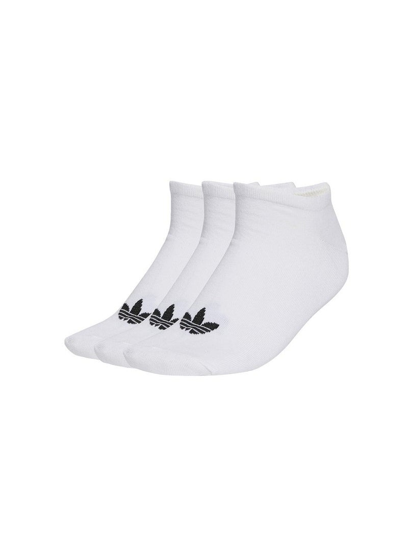 adidas Originals جوارب أديداس لاينر 3 قطع بيضاء أصلية - Image 1