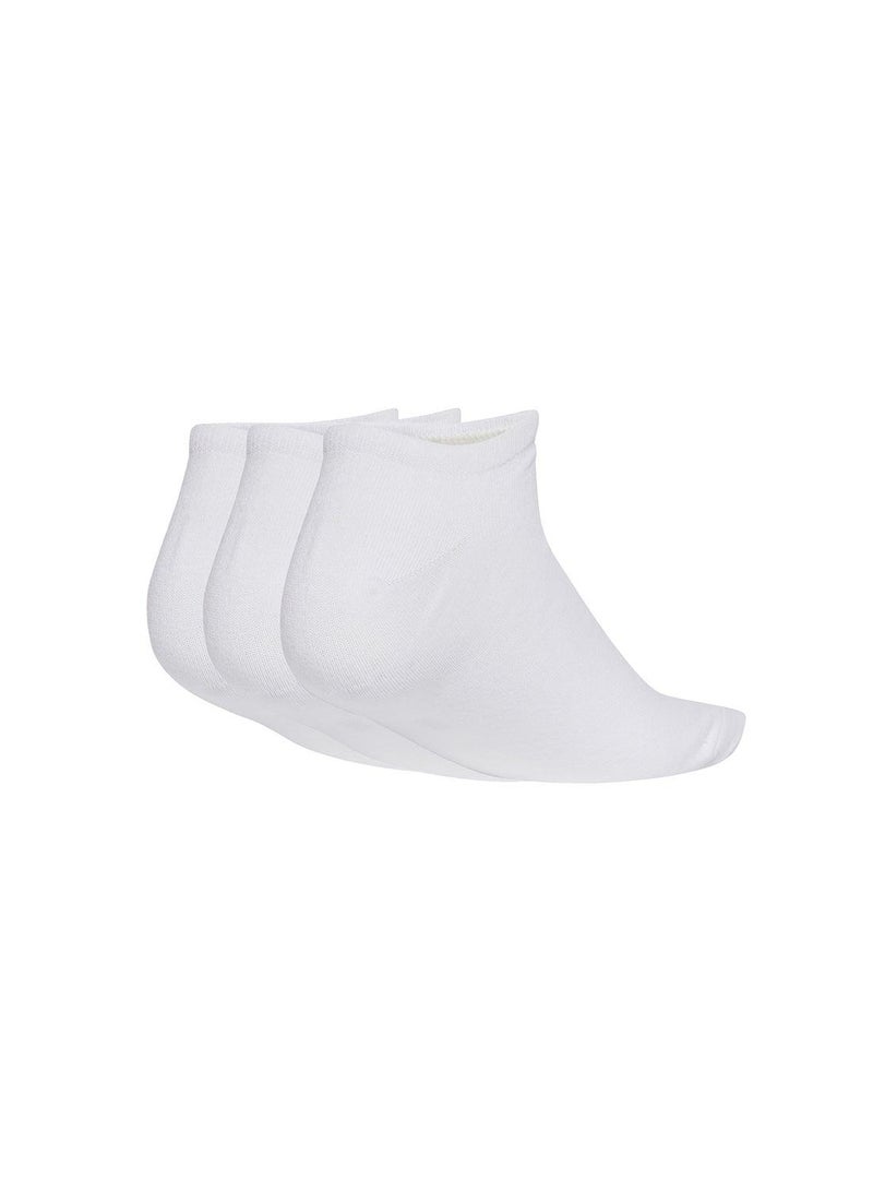 adidas Originals جوارب أديداس لاينر 3 قطع بيضاء أصلية - Image 2