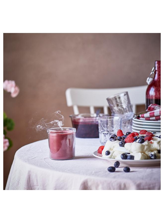 erorex Scented candle in glass, Berries/red, 40 hr - Image 5
