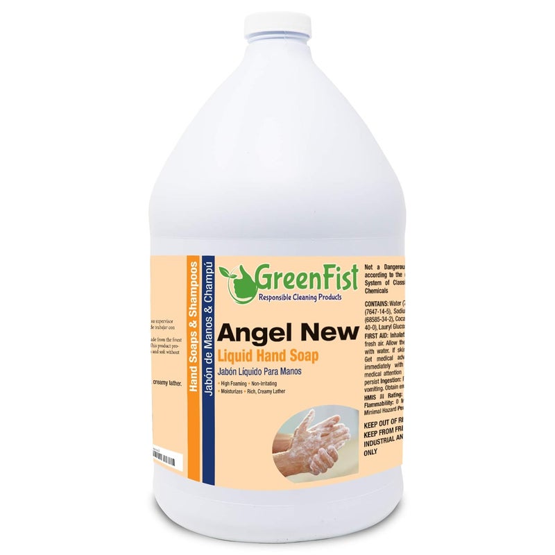 GreenFist Lotionized Hand Soap  Liquid Gel Refill  Made in USA 128 Ounce 1 Gallon Citrus