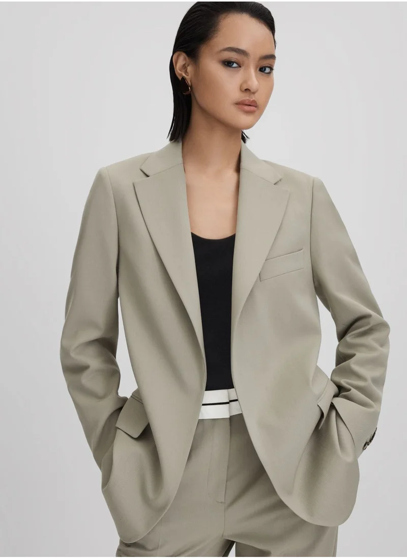 REISS Pocket Long Line Jacket