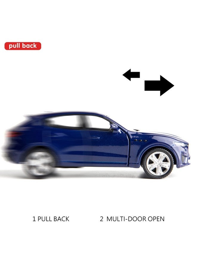 RMZ City 1:36 Scale for Diecasting Alloy Car Model Maserati Levante Toy Car, Pull Back Vehicles Toy Car for Toddlers Kids Boys Girls Gift Blue - Image 3