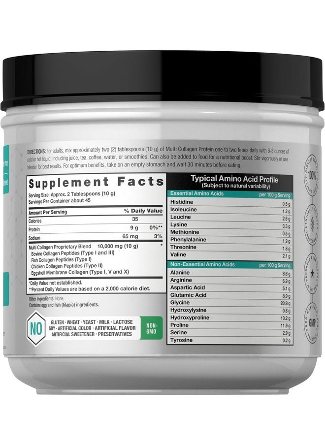 Horbaach Horbäach Multi Collagen Protein Powder 16 oz | Type I, II, III, V, X | Hydrolyzed Collagen Peptide Powder | Keto & Paleo Friendly | Unflavored & Gluten Free  - Image 2