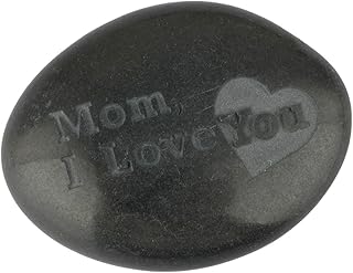 rockcloud Rockcloud Black Engraved Inspirational Stones Love Stones - Image 1