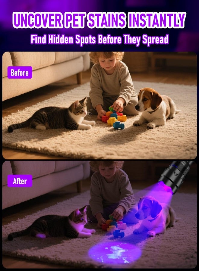 ULTRAFIRE UV Flashlight 395-405 nm Led Blacklight for Curing UV Glue, Leak Detector, Pet Urine Stain - Image 2