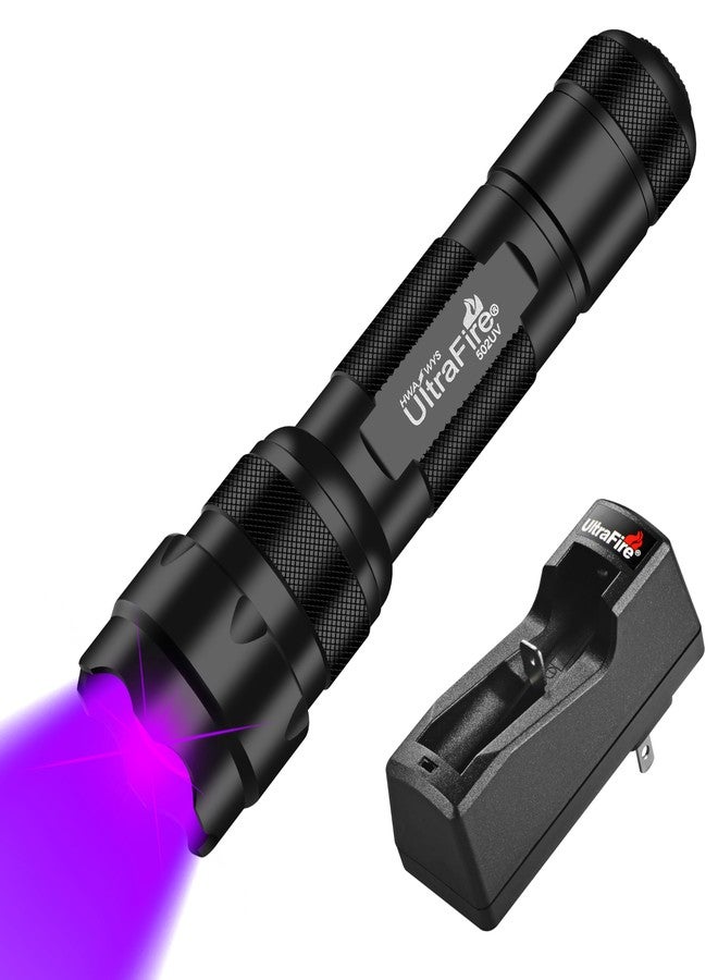 ULTRAFIRE UV Flashlight 395-405 nm Led Blacklight for Curing UV Glue, Leak Detector, Pet Urine Stain - Image 1