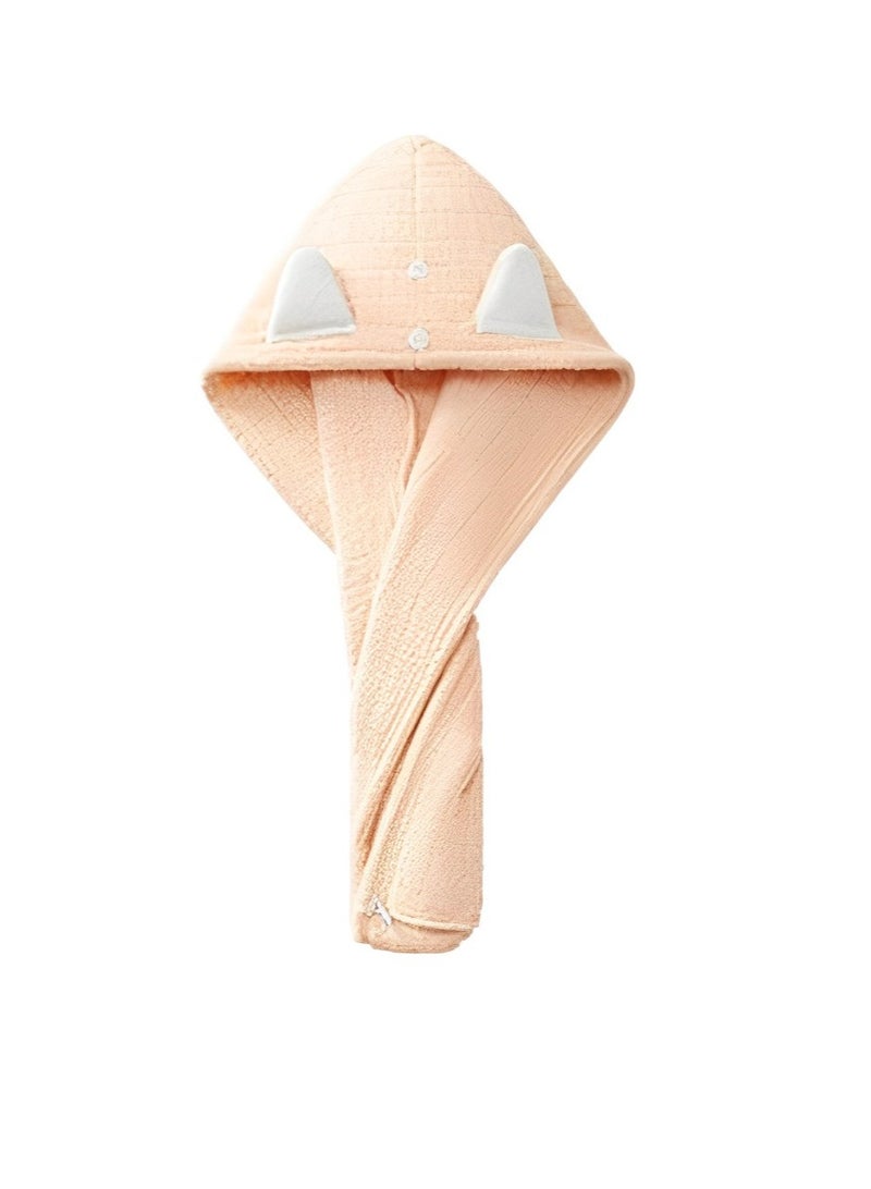 Be a better mom Hair Drying Towel, Microfiber Hair Towel Wrap for Women, Super Absorbent Fast Drying Hair Towel, Soft Hair Wrap Towels for Women Wet Hair, Curly, Longer, Thicker Hair Beige Color  - Image 2