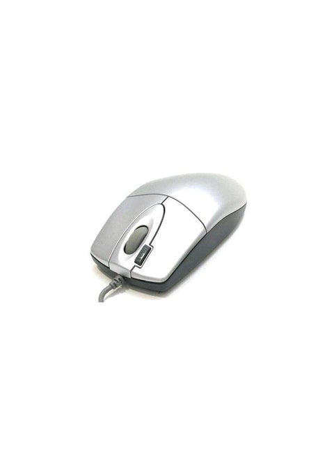 ماوس مكتب ضوئي A4Tech OP-620D-USB - نقرة مزدوجة -1000 ديسيبل متعدد الخواص لأجهزة الكمبيوتر | فضى