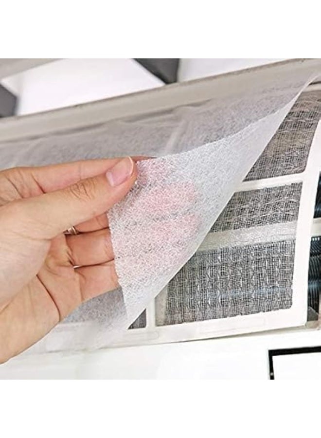 2-piece Air Conditioner Outlet Filter Cotton Dustproof Mesh Replacement Air Purifier Parts Dust Inlet Cover Cotton Dustproof Mesh for Air Conditioner, 40 x 35cm - Image 1