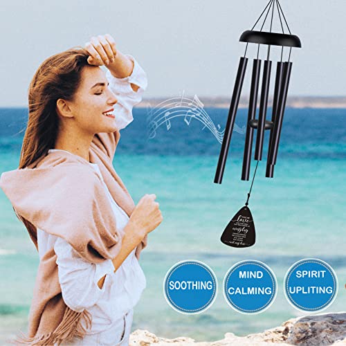 JUST FOR WIND Sympathy Memorial Wind Chimes for Loss of Loved One Prime, Sympathy Gift Baskets Memorial Gifts for Loss of Mother Father, Grief Gifts Bereavement Funeral Gifts Windchimes in Memory of A Loved One - Image 2