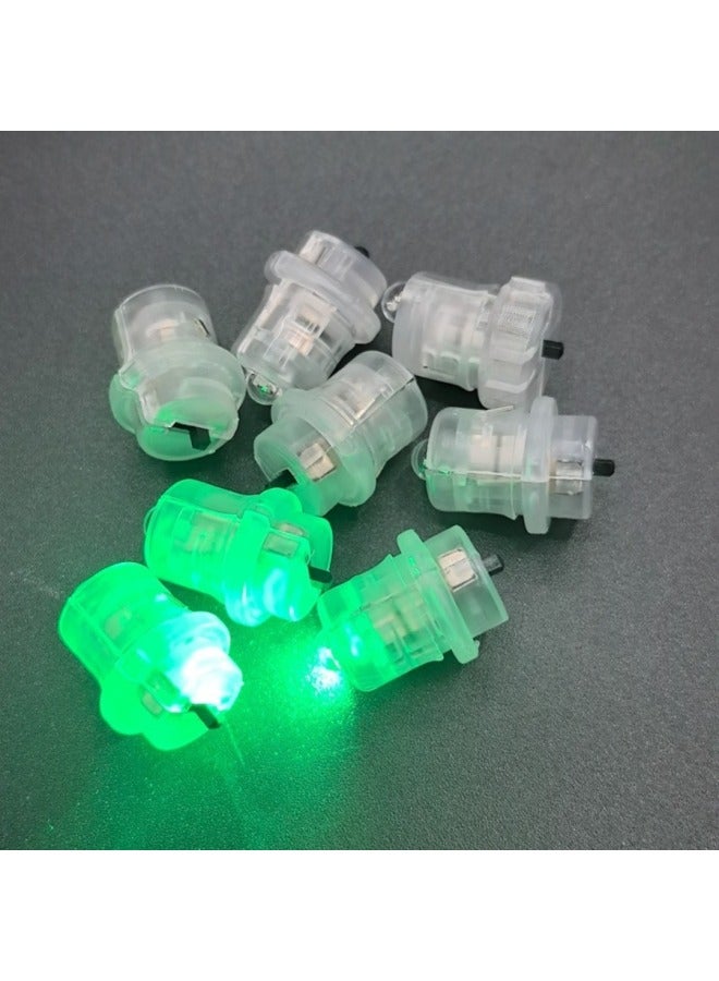 Bright LED Decorative Light Sliding Switch Button Battery Red Light Night Light Kidsren Diy Small Light Digital Light Feather-Color:White  - Image 3