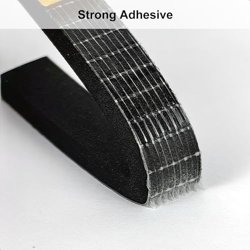 Topiverse Weather Stripping Door Seal Strip, Strong Adhesive, Weatherproof, Reduce Noise, Gap Filler, Foam Insulation Tape for Doors and Windows (1/2 in x 1/4 in x 13 Ft) - Image 3