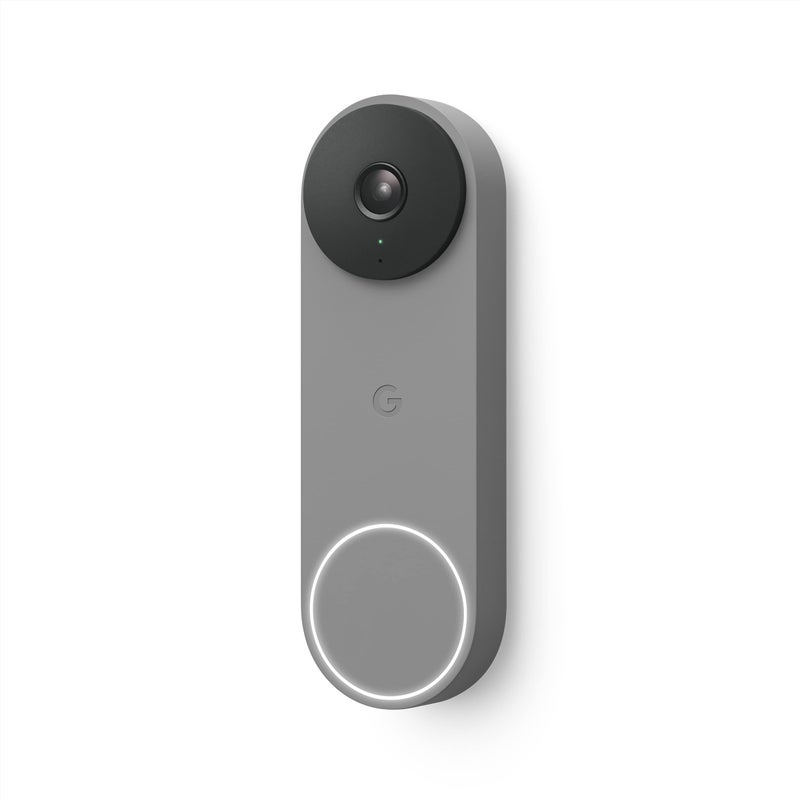 Google Nest Doorbell - (Wired, 2nd Gen) - Wired Video Doorbell Camera - Doorbell Security Camera - Ash - Image 1