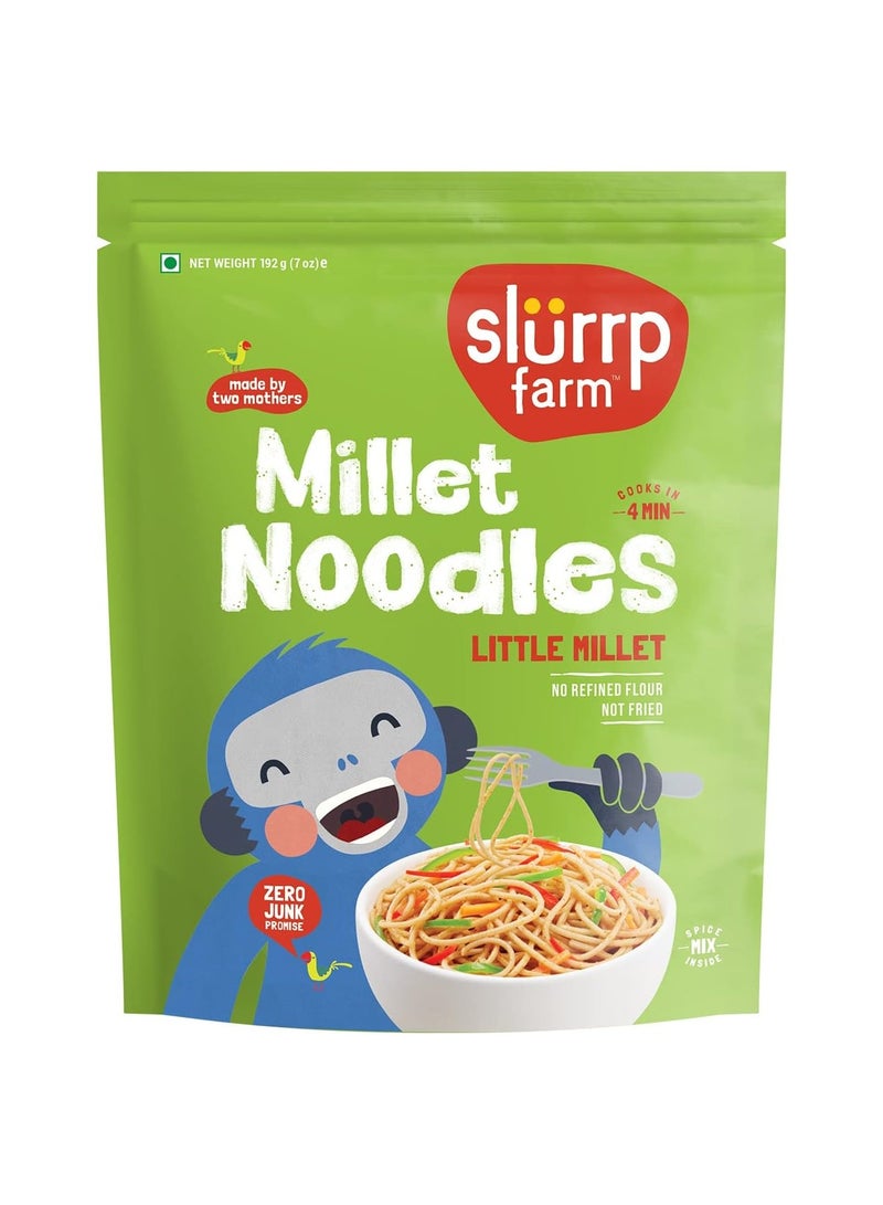 Slurrp Farm Little Millet Noodles 192g - Image 1