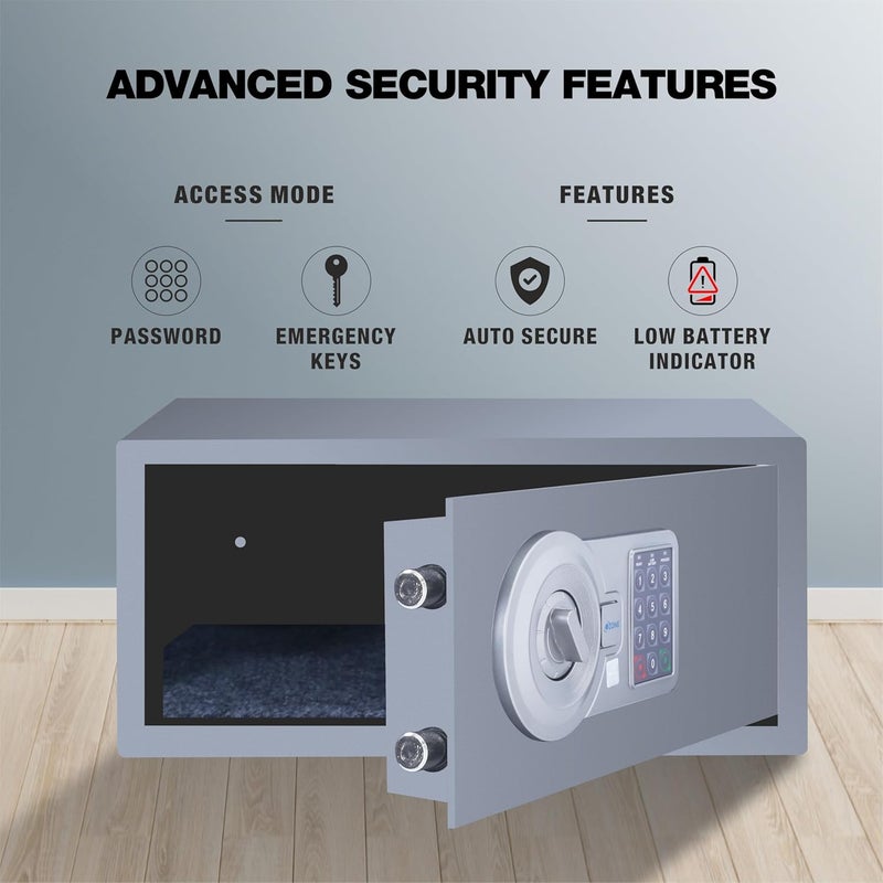 Ozone Ozone 264 Litres Digital Safe Locker for Home Office Digital Lock 1Way Unlocking Password Size 200H x 430W x 380D mm Weight 107kg 2Year Warranty  - Image 2