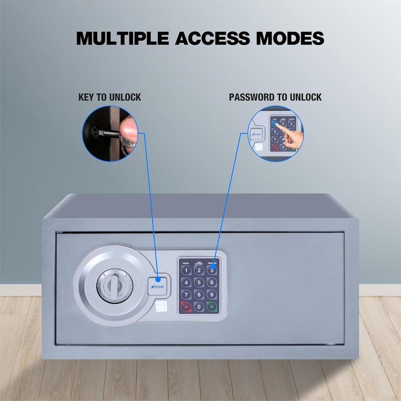 Ozone Ozone 264 Litres Digital Safe Locker for Home Office Digital Lock 1Way Unlocking Password Size 200H x 430W x 380D mm Weight 107kg 2Year Warranty  - Image 3