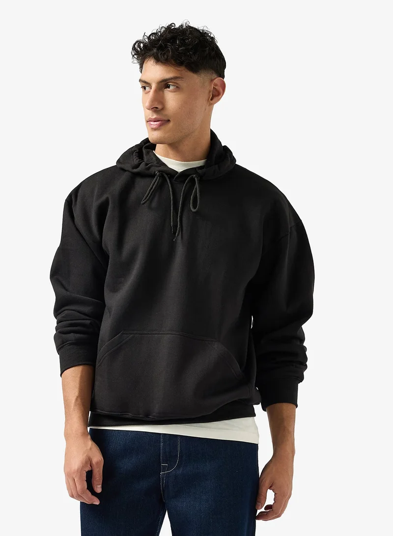 سفنتي فايف هودي واسع بطبعة جرافيك